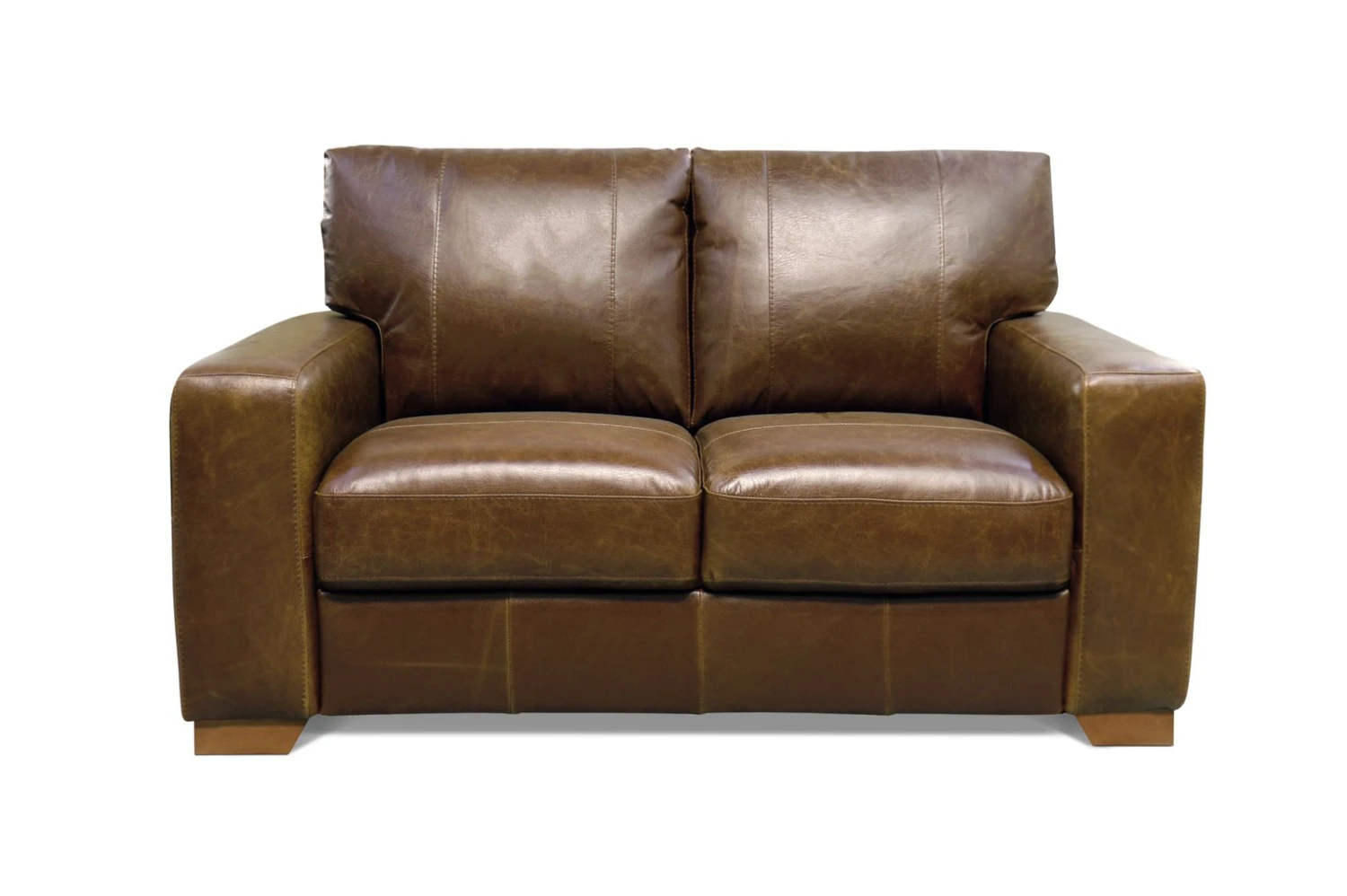 Habitat Eton Leather 2 Seater Sofa - Tan 1 Habitat Eton Leather 2 Seater Sofa - Tan
