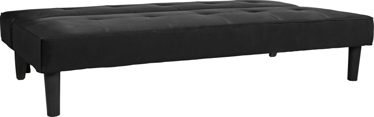 Habitat Patsy 2 Seater Clic Clac Sofa Bed - Black 2 Habitat Patsy 2 Seater Clic Clac Sofa Bed - Black - Image 2