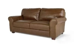 Habitat Salisbury Leather 3 Seater Sofa - Tan -Habitat 3596449 R Z002A