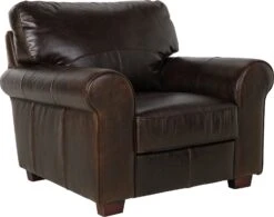 Habitat Salisbury Leather Armchair - Chocolate -Habitat 3598045 R Z003A UC17678409