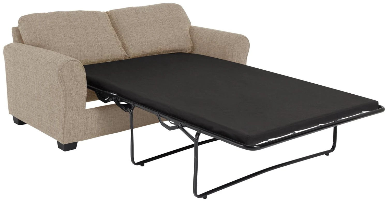 Habitat Lisbon Small Double Fabric Sofa Bed - Beige 5 Habitat Lisbon Small Double Fabric Sofa Bed - Beige - Image 5