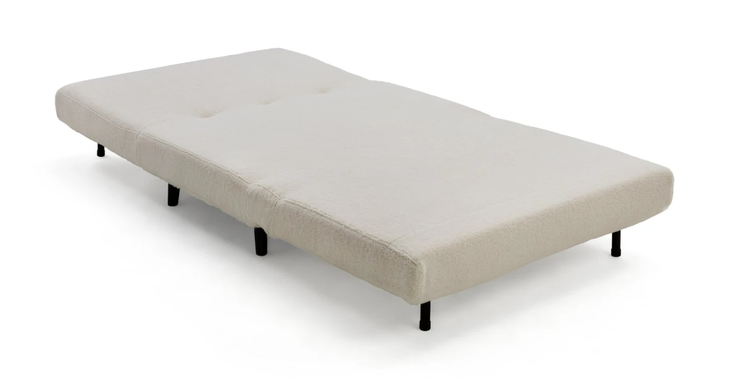 Habitat Roma Small Double Boucle Chairbed - Cream 5 Habitat Roma Small Double Boucle Chairbed - Cream - Image 5