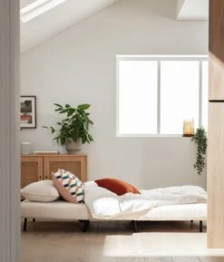 Habitat Roma Small Double Boucle Chairbed - Cream 16 Habitat Roma Small Double Boucle Chairbed - Cream -Habitat 4077981 R Z005A