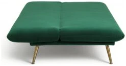 Habitat Matteo 2 Seater Velvet Sofa Bed - Green -Habitat 4090487 R Z003A