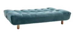 Habitat Kota 3 Seater Velvet Clic Clac Sofa Bed - Teal -Habitat 4588298 R Z002A