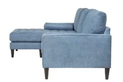 Habitat Hudson Fabric Corner Chaise Sofa - Linnet 12 Habitat Hudson Fabric Corner Chaise Sofa - Linnet -Habitat 4847575 R Z003A
