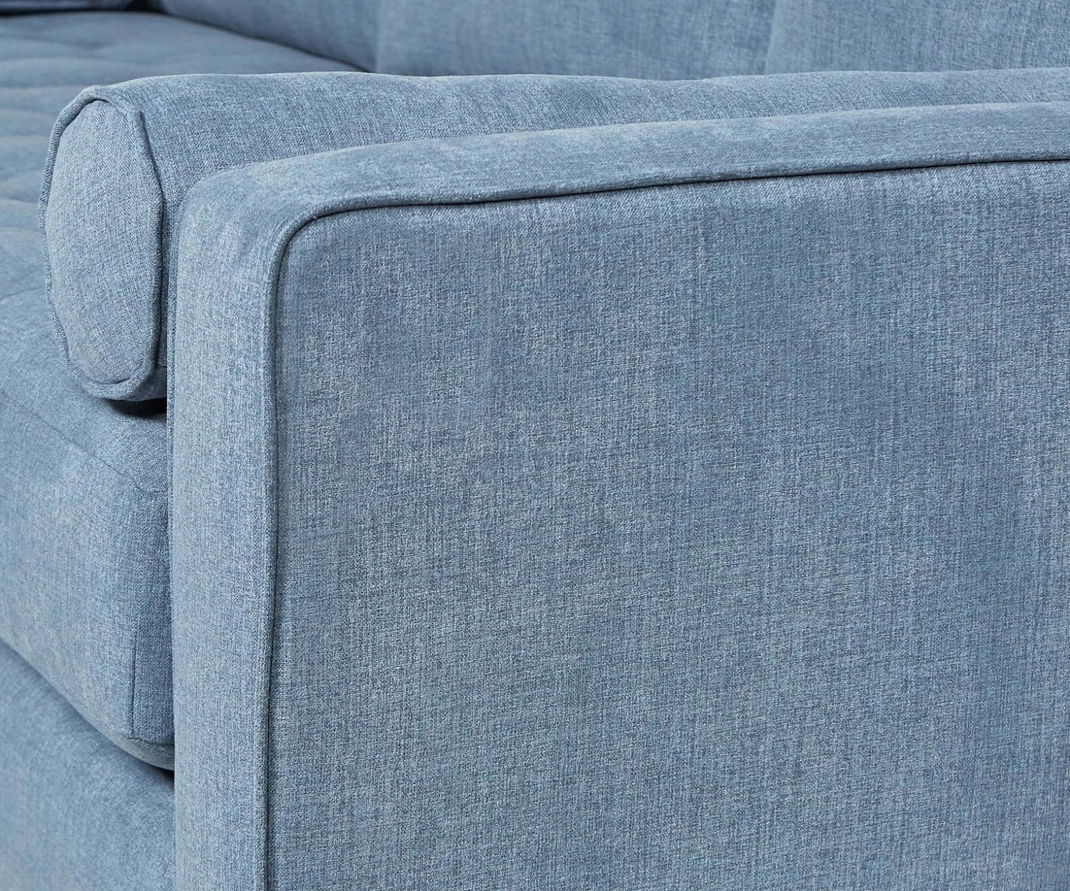 Habitat Hudson Fabric Corner Chaise Sofa - Linnet 8 Habitat Hudson Fabric Corner Chaise Sofa - Linnet - Image 8