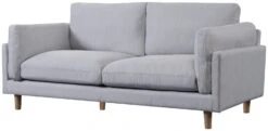 Habitat Habita Salome Fabric 3 Seater Sofa - Light Grey 12 Habitat Habita Salome Fabric 3 Seater Sofa - Light Grey -Habitat 4887700 R Z002A