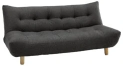 Habitat Kota 3 Seater Fabric Clic Clac Sofa Bed - Charcoal 11 Habitat Kota 3 Seater Fabric Clic Clac Sofa Bed - Charcoal -Habitat 5017737 R Z002A
