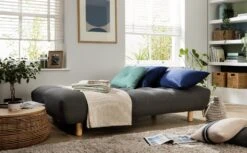 Habitat Kota 3 Seater Fabric Clic Clac Sofa Bed - Charcoal 16 Habitat Kota 3 Seater Fabric Clic Clac Sofa Bed - Charcoal -Habitat 5017737 R Z002C