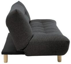 Habitat Kota 3 Seater Fabric Clic Clac Sofa Bed - Charcoal 13 Habitat Kota 3 Seater Fabric Clic Clac Sofa Bed - Charcoal -Habitat 5017737 R Z004A