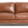 Habitat Livingston Leather 3 Seater Sofa - Tan