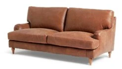 Habitat Livingston Leather 3 Seater Sofa - Tan 14 Habitat Livingston Leather 3 Seater Sofa - Tan -Habitat 5397213 R Z002A