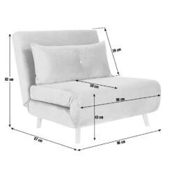 Habitat Roma Single Velvet Chairbed - Charcoal -Habitat 5791417 R Z003A