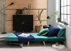 Habitat Roma Single Velvet Chairbed - Teal 19 Habitat Roma Single Velvet Chairbed - Teal -Habitat 5828108 R Z003C