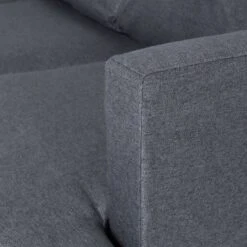 Habitat Joshua Left Hand Corner Chaise Sofa - Charcoal -Habitat 6089647 R Z009A