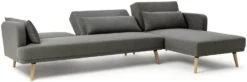 Habitat Andy Right Corner Fabric Clic Clac Sofa Bed - Grey -Habitat 6132941 R Z003A