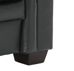 Habitat Chesterfield Leather Armchair - Black 17 Habitat Chesterfield Leather Armchair - Black -Habitat 6250988 R Z007A