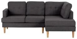 Habitat Joshua Fabric Corner Chaise Sofa - Charcoal 11 Habitat Joshua Fabric Corner Chaise Sofa - Charcoal -Habitat 6259082 R Z002A