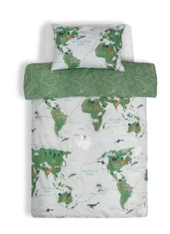 Habitat Kids Cotton World Map Print Bedding Set - Toddler 10 Habitat Kids Cotton World Map Print Bedding Set - Toddler -Habitat 6823786 R Z002A