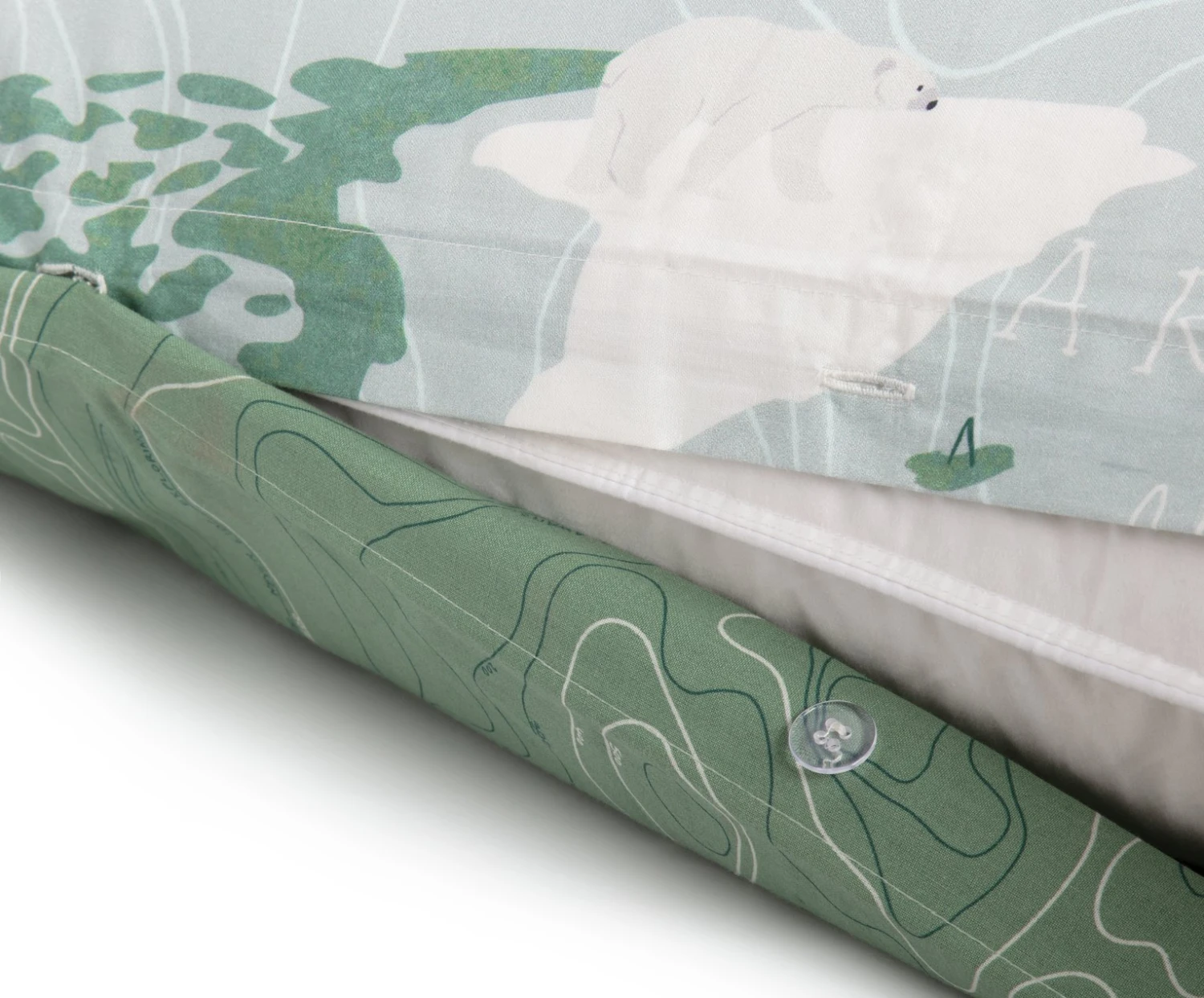 Habitat Kids Cotton World Map Print Bedding Set - Toddler 6 Habitat Kids Cotton World Map Print Bedding Set - Toddler - Image 6