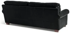 Habitat Salisbury Leather 4 Seater Sofa - Black -Habitat 6872744 R Z003A