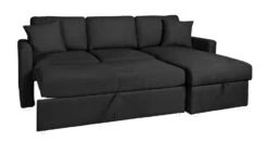 Habitat Reagan Right Corner Chaise Sofa Bed - Charcoal -Habitat 7005307 R Z007A