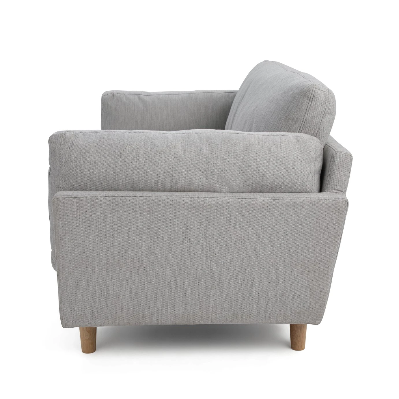 Habitat Habita Salome Fabric 2 Seater Sofa - Light Grey 7 Habitat Habita Salome Fabric 2 Seater Sofa - Light Grey - Image 7