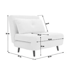 Habitat Roma Single Chairbed - Grey -Habitat 7049112 R Z003A