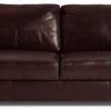 Habitat Salisbury Leather 4 Seater Sofa - Chocolate