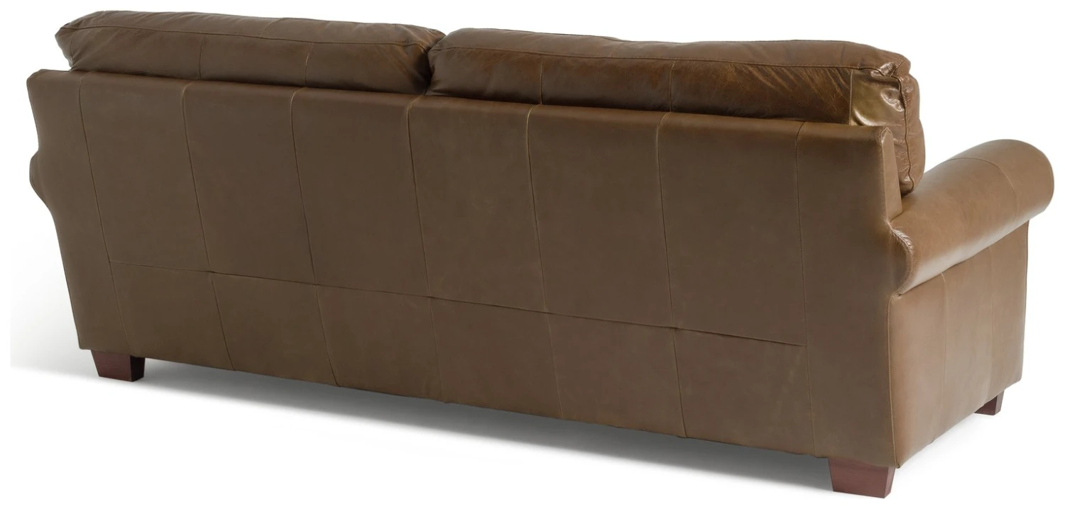 Habitat Salisbury Leather 4 Seater Sofa - Tan 7 Habitat Salisbury Leather 4 Seater Sofa - Tan - Image 7
