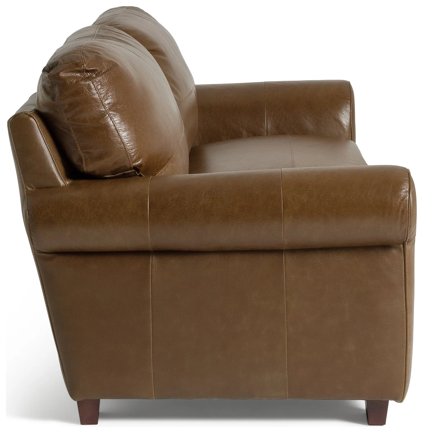 Habitat Salisbury Leather 4 Seater Sofa - Tan 8 Habitat Salisbury Leather 4 Seater Sofa - Tan - Image 8