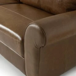 Habitat Salisbury Leather 4 Seater Sofa - Tan 17 Habitat Salisbury Leather 4 Seater Sofa - Tan -Habitat 7159662 R Z006A