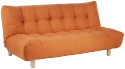 Habitat Kota 3 Seater Fabric Clic Clac Sofa Bed - Orange 9 Habitat Kota 3 Seater Fabric Clic Clac Sofa Bed - Orange -Habitat 7234192 R Z002A