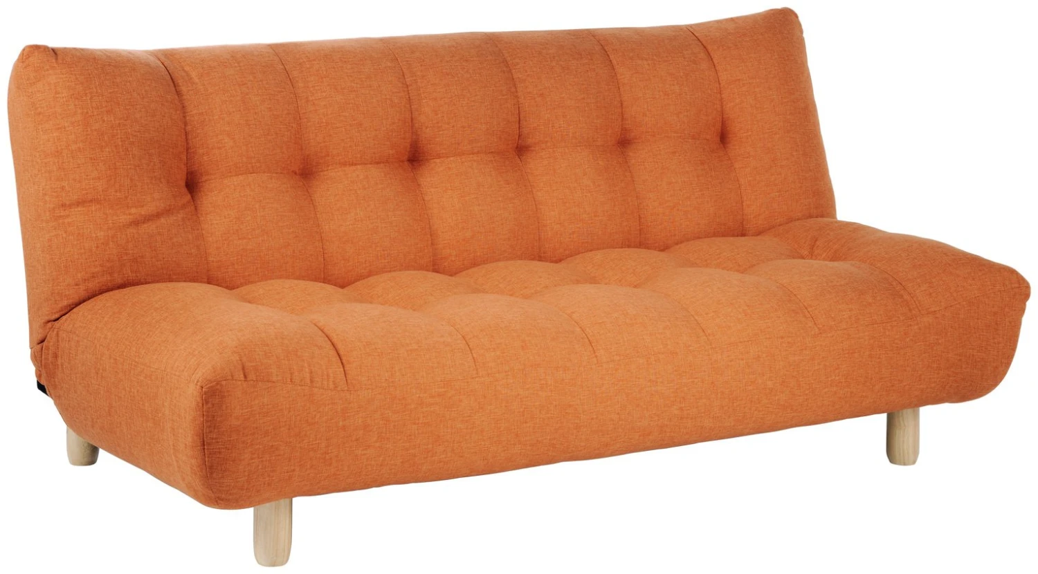 Habitat Kota 3 Seater Fabric Clic Clac Sofa Bed - Orange 3 Habitat Kota 3 Seater Fabric Clic Clac Sofa Bed - Orange - Image 3