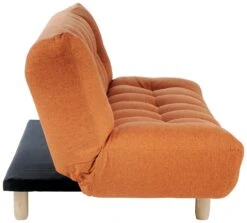 Habitat Kota 3 Seater Fabric Clic Clac Sofa Bed - Orange 10 Habitat Kota 3 Seater Fabric Clic Clac Sofa Bed - Orange -Habitat 7234192 R Z003A