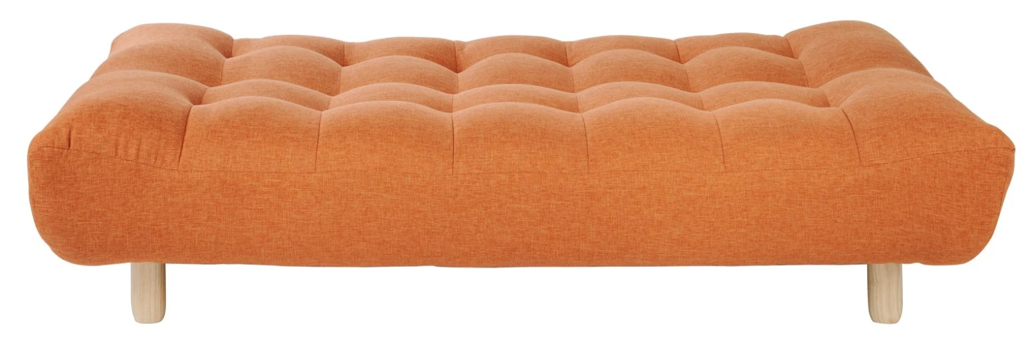 Habitat Kota 3 Seater Fabric Clic Clac Sofa Bed - Orange 6 Habitat Kota 3 Seater Fabric Clic Clac Sofa Bed - Orange - Image 6
