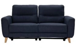 Habitat Tommy Fabric 3 Seater Power Recliner Sofa -Navy Blue -Habitat 7627565 R Z002A