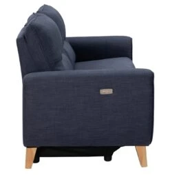 Habitat Tommy Fabric 3 Seater Power Recliner Sofa -Navy Blue -Habitat 7627565 R Z003A