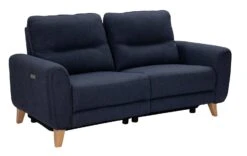 Habitat Tommy Fabric 3 Seater Power Recliner Sofa -Navy Blue -Habitat 7627565 R Z005A