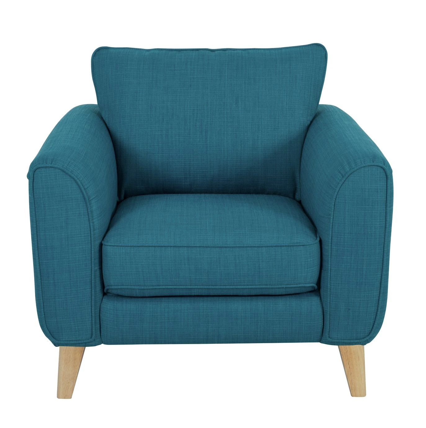 Habitat Cooper Fabric Armchair - Teal 1 Habitat Cooper Fabric Armchair - Teal
