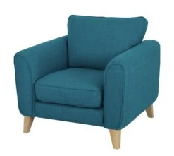 Habitat Cooper Fabric Armchair - Teal 14 Habitat Cooper Fabric Armchair - Teal -Habitat 7830974 R Z002A