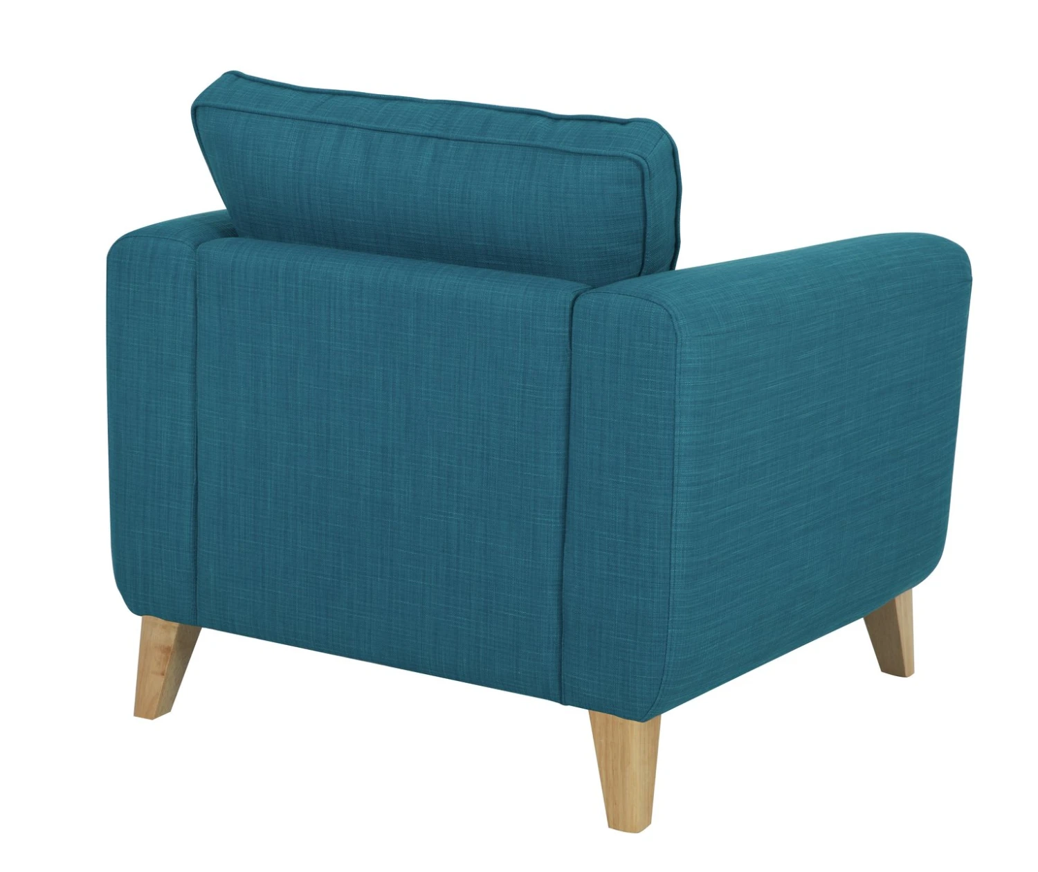 Habitat Cooper Fabric Armchair - Teal 4 Habitat Cooper Fabric Armchair - Teal - Image 4