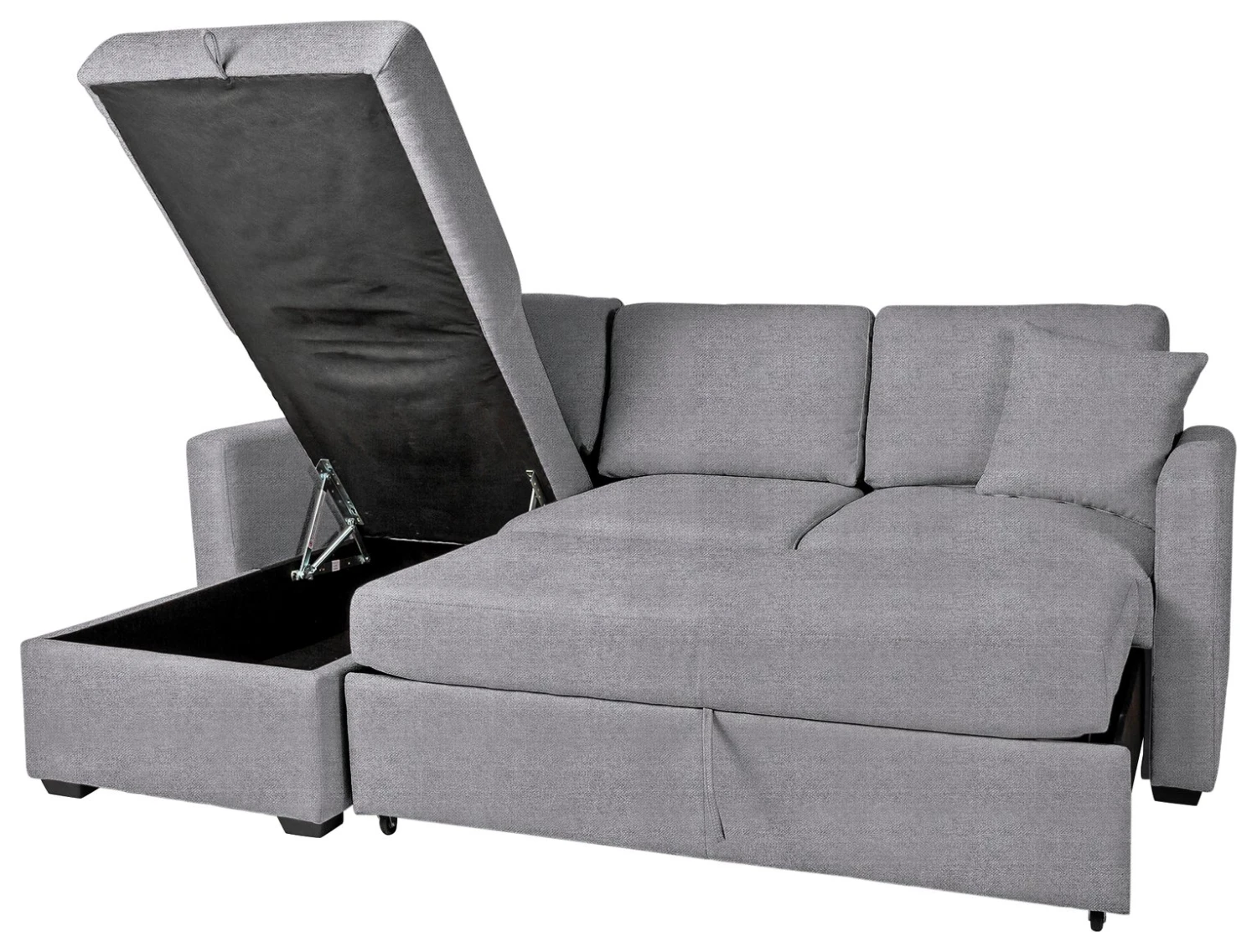 Habitat Reagan Left Corner Storage Sofa Bed - Grey 5 Habitat Reagan Left Corner Storage Sofa Bed - Grey - Image 5