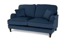 Habitat Matilda Velvet 2 Seater Sofa - Blue -Habitat 7899977 R Z002A