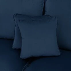 Habitat Matilda Velvet 2 Seater Sofa - Blue -Habitat 7899977 R Z007A