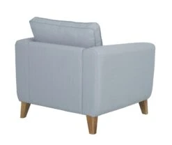 Habitat Cooper Fabric Armchair - Light Grey 11 Habitat Cooper Fabric Armchair - Light Grey -Habitat 7956377 R Z003A