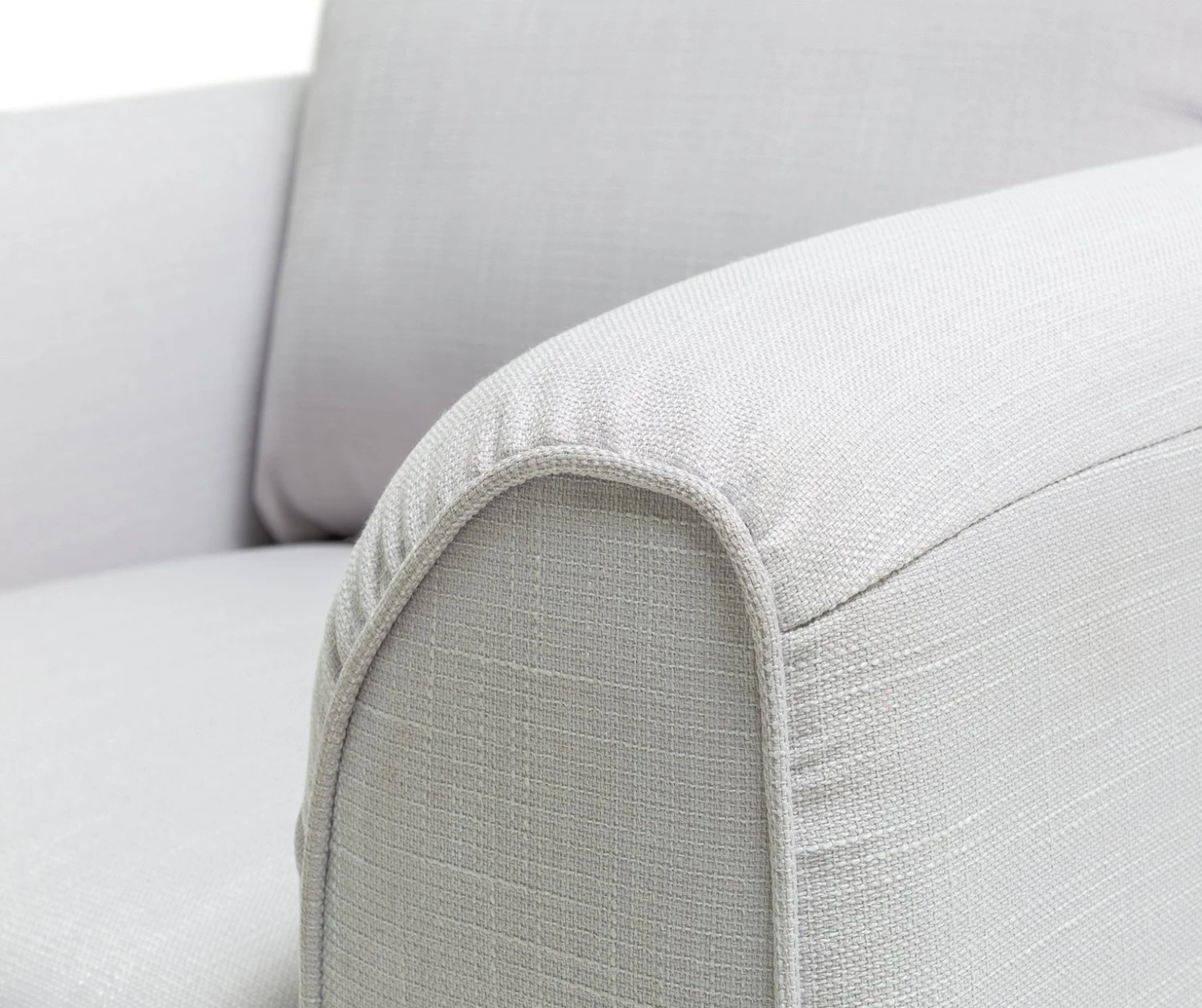 Habitat Cooper Fabric Armchair - Light Grey 5 Habitat Cooper Fabric Armchair - Light Grey - Image 5