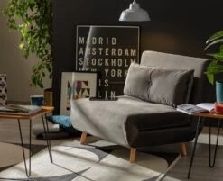 Habitat Roma Small Double Velvet Chair Bed - Charcoal 14 Habitat Roma Small Double Velvet Chair Bed - Charcoal -Habitat 7995541 R Z004A