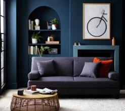 Habitat Chase Fabric Clic Clac Sofa Bed - Charcoal 15 Habitat Chase Fabric Clic Clac Sofa Bed - Charcoal -Habitat 8064268 R Z002C